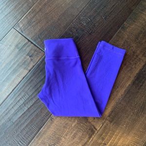 Lululeomon purple yoga leggings pants